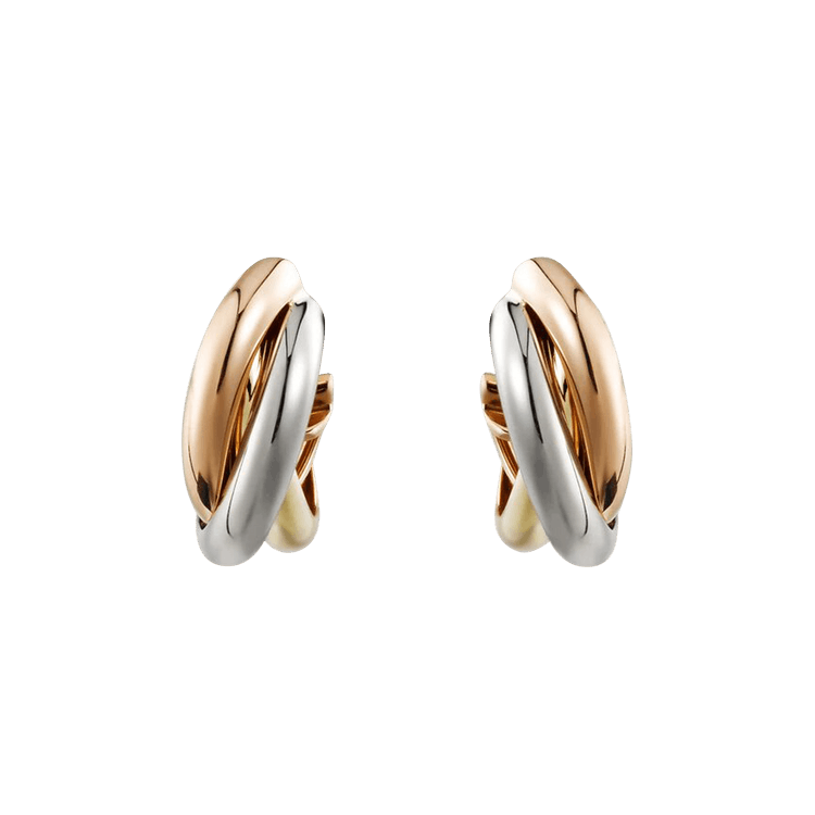 Buy Cartier Trinity Earrings 'White Gold/Yellow Gold/Rose