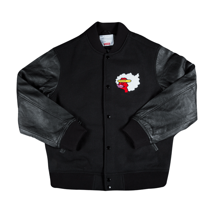 Buy Supreme Gonz Ramm Varsity Jacket 'Black' - FW17J30 BLACK 