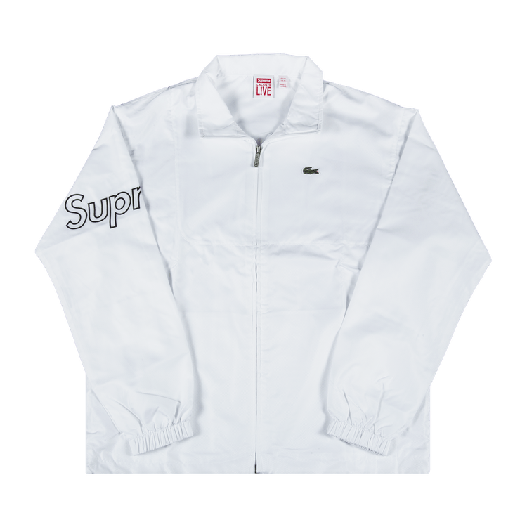 SUPREME ×LACOSTE　Track Jacket 17ss 白Sサイズ Buy Supreme x Lacoste Track Jacket 'White' - SS17J3 WHITE | GOAT