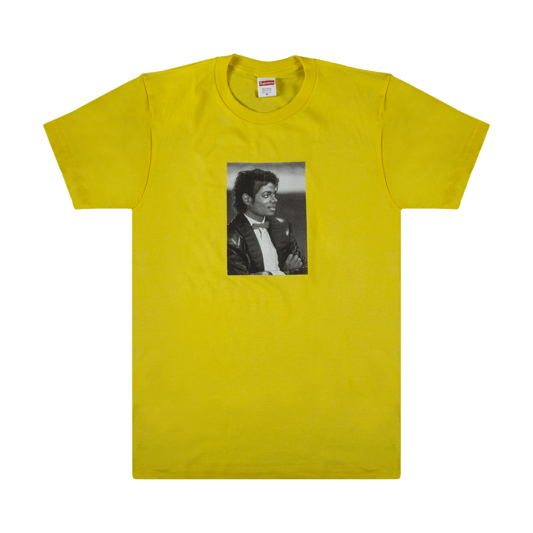 Buy Supreme Michael Jackson T-Shirt 'Yellow' - SS17T11 YELLOW | GOAT