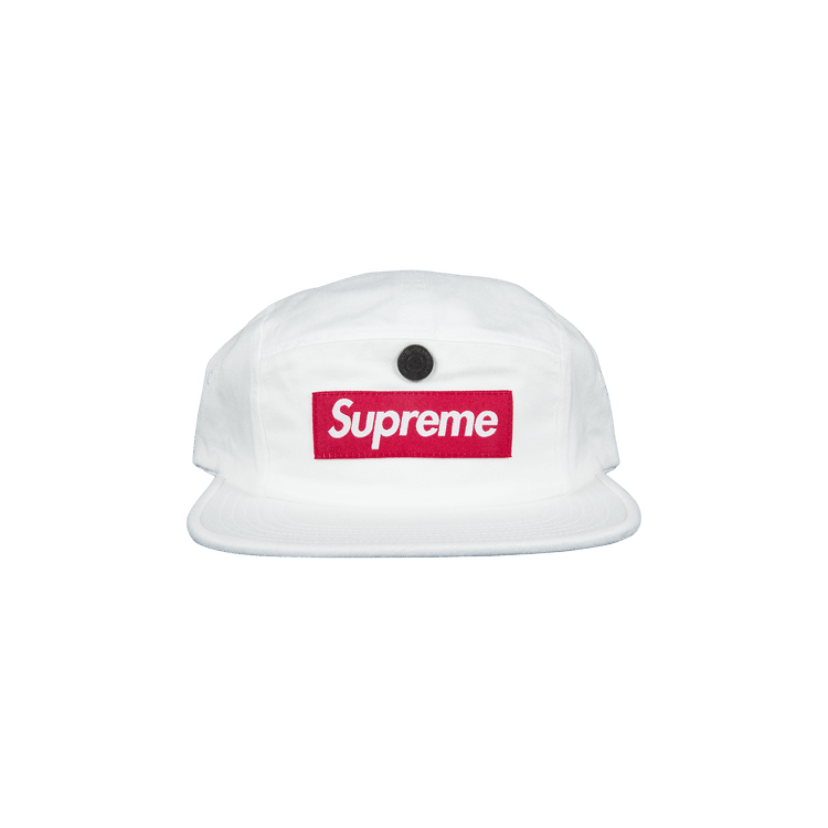 Buy Supreme Snap Button Pocket Camp Cap 'White' - FW18H98
