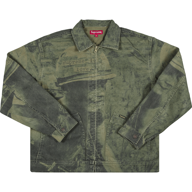 Supreme Fw19 Week 1 Supreme Is Love Denim Work Jacket SUP-FW19-060 US S