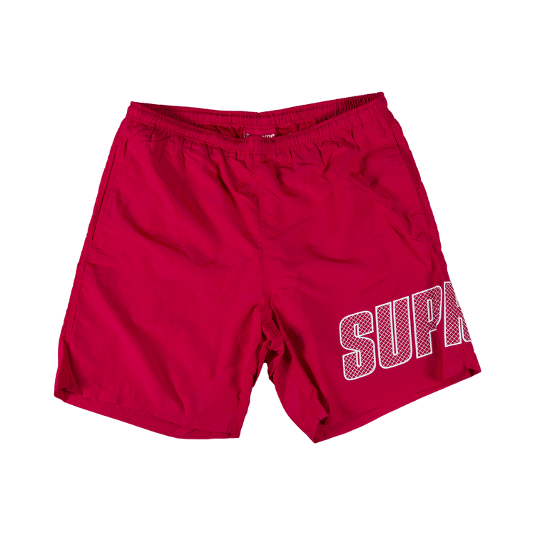 Supreme logo applique water short clearance