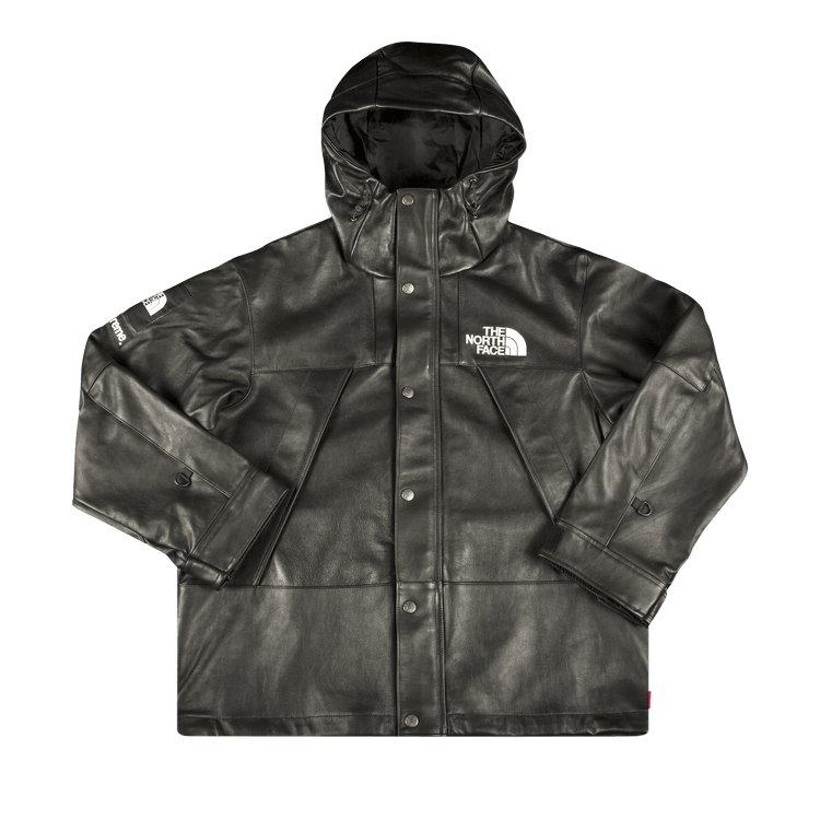 Buy Supreme x The North Face Leather Mountain Parka 'Black