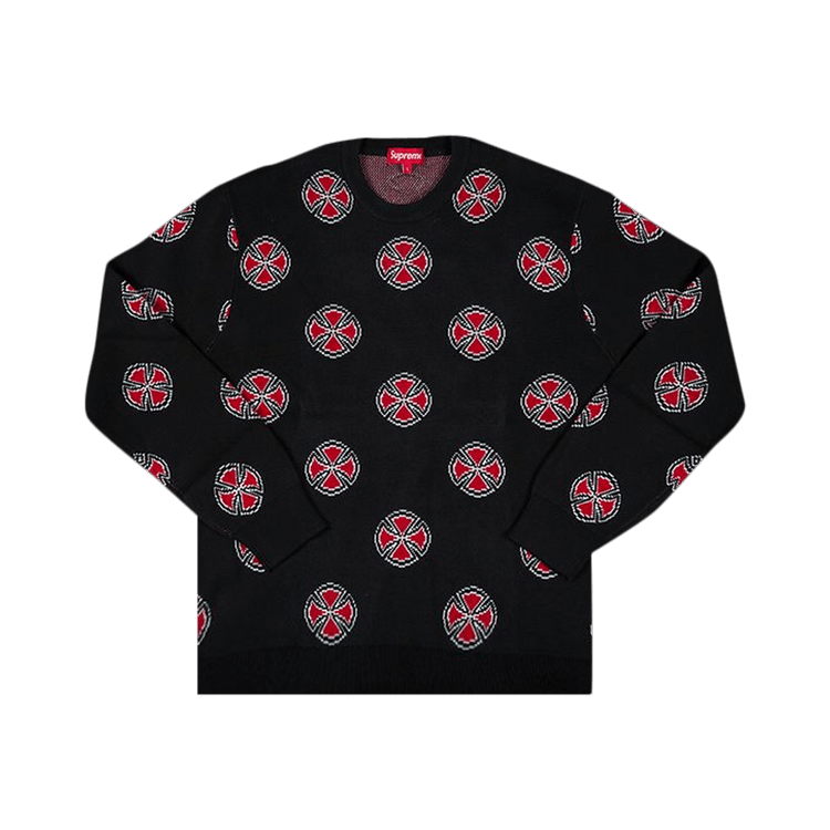 超格安価格 Buy Supreme Independent Crosses Sweater 'Black' - FW15SK1 トップス