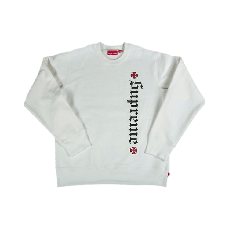 Buy Supreme x Independent Fuck The Rest Crewneck 'White