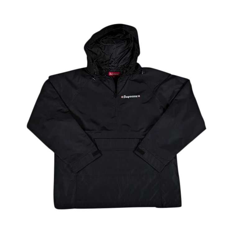 Buy Supreme x Independent Nylon Anorak Black FW17J65 BLACK GOAT