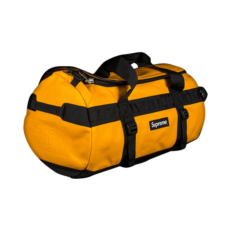 Buy Supreme x The North Face Leather Base Camp Duffle 'Yellow