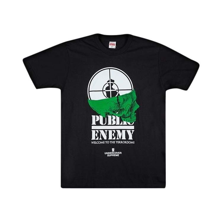 Buy Supreme x Undercover x Public Enemy Terrordome T-Shirt 'Black