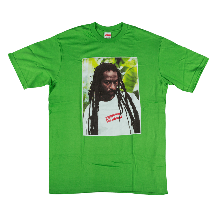 Buy Supreme Buju Banton T-Shirt 'Green' - SS19T62 GREEN | GOAT