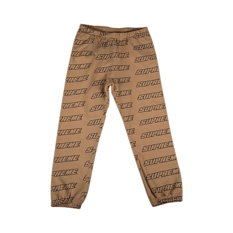 【美品】Supreme Repeat Sweatpant Buy Supreme Repeat Sweatpant 'Brown' - SS18SW55 BROWN | GOAT AE
