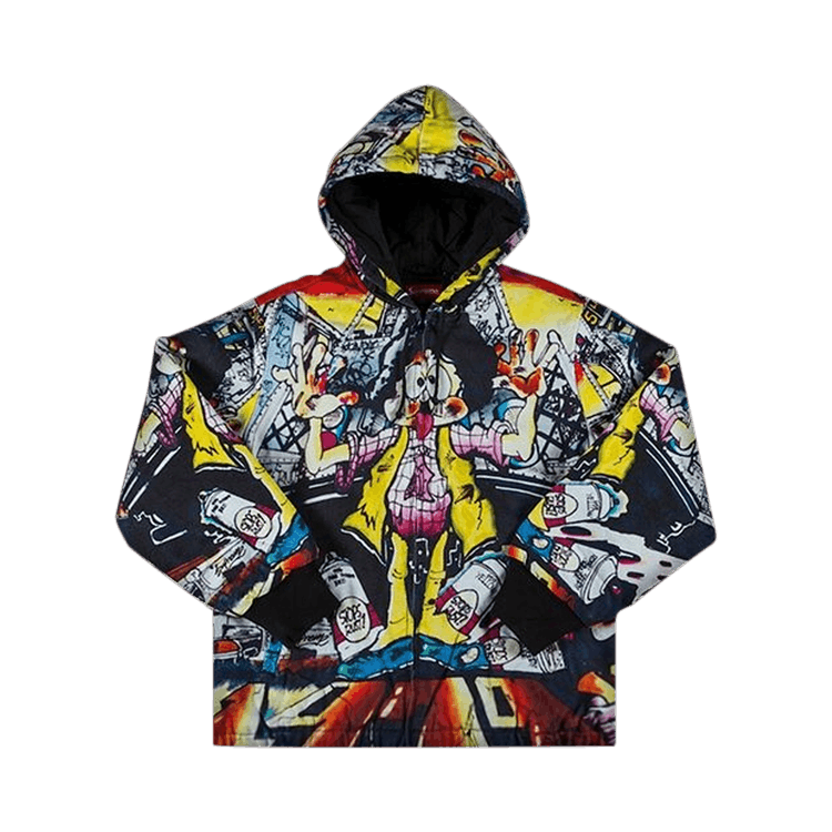 Buy Supreme The Yard Hooded Work Jacket 'Multi' - SS18J48