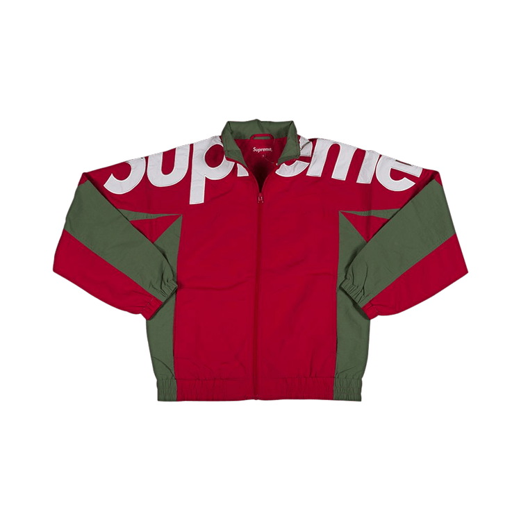Buy Supreme Shoulder Logo Track Jacket 'Red' - FW19J88 RED | GOAT