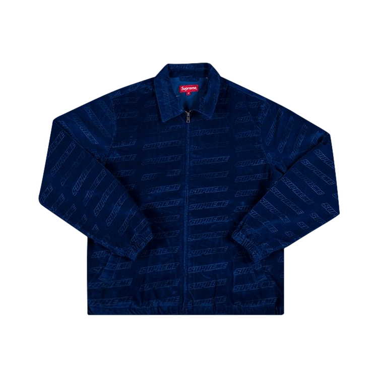 Supreme debossed shop logo corduroy jacket