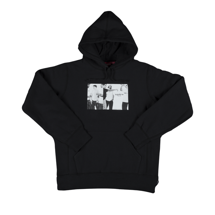 Buy Supreme Classic Ad Hooded Sweatshirt 'Black' - SS19SW74 BLACK