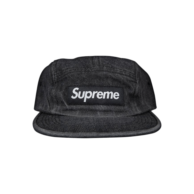 Buy Supreme Denim Camp Cap 'Black' - SS18H89 BLACK | GOAT