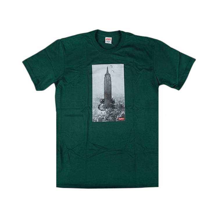 Buy Supreme Mike Kelley The Empire State Building T-Shirt 'Green ...