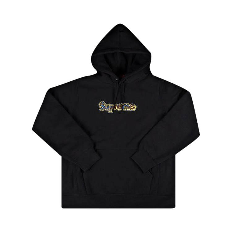 Buy Supreme Gonz Logo Hooded Sweatshirt 'Black' - SS18SW18 BLACK | GOAT