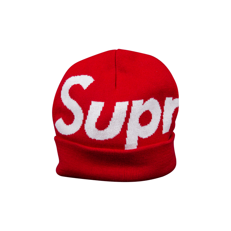 Buy Supreme Big Logo Beanie 'Red' - FW19BN7 RED | GOAT