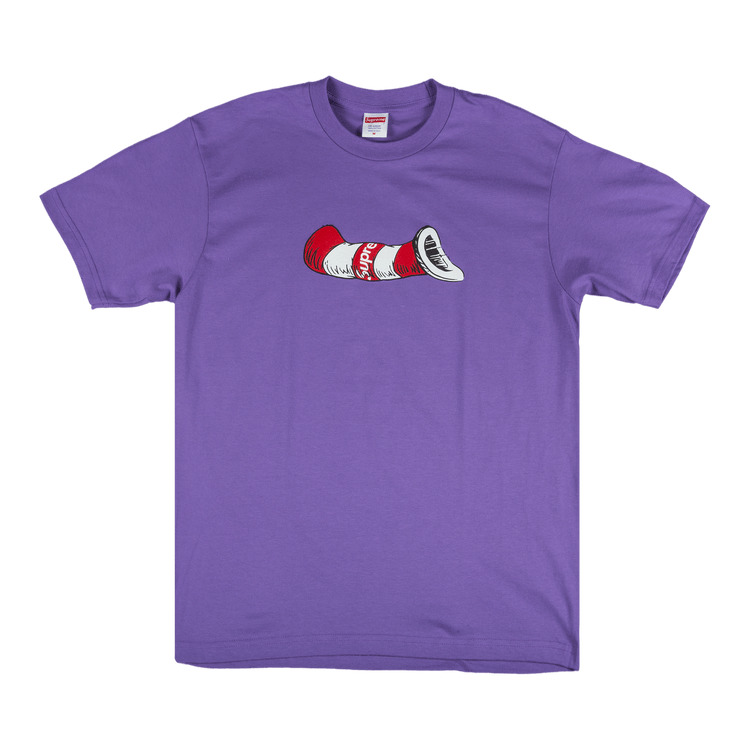 Buy Supreme Cat In The Hat T-Shirt 'Purple' FW18T5 PURPLE GOAT UK
