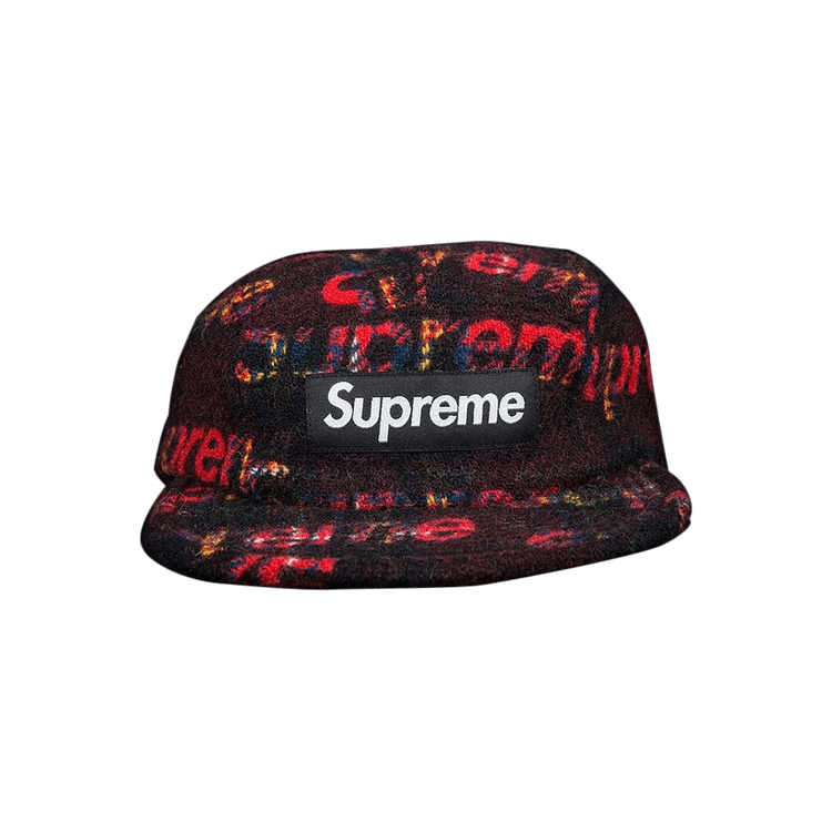 Buy Supreme Harris Tweed Camp Cap 'Black' - FW18H11 BLACK