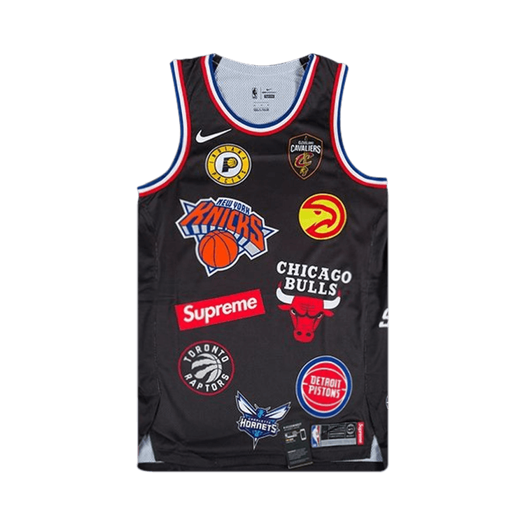 Supreme x Nike x NBA Logo Jerseys - Sneaker Bar Detroit
