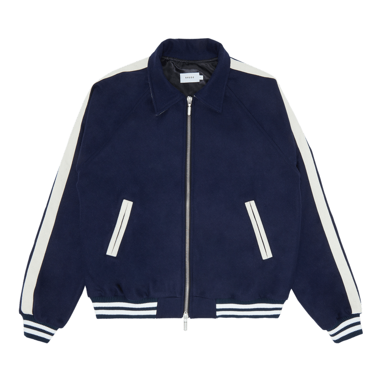 Rhude Rhude Boys Black Velvet Track Jacket (MSRP $1500