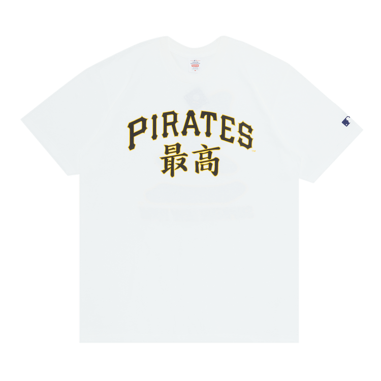 素敵な Buy Supreme x MLB Kanji Teams Tee - Pirates 'White' - FW22T9 トップス