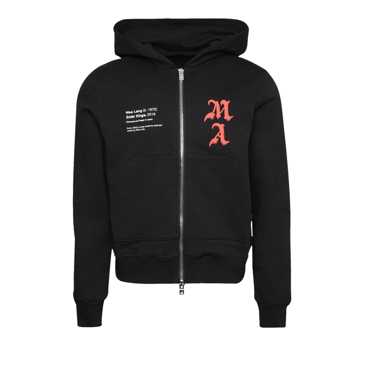 Buy Amiri x Wes Lang Solar Kings Hoodie 'Black' - AW22MJG023 001 BLAC | GOAT