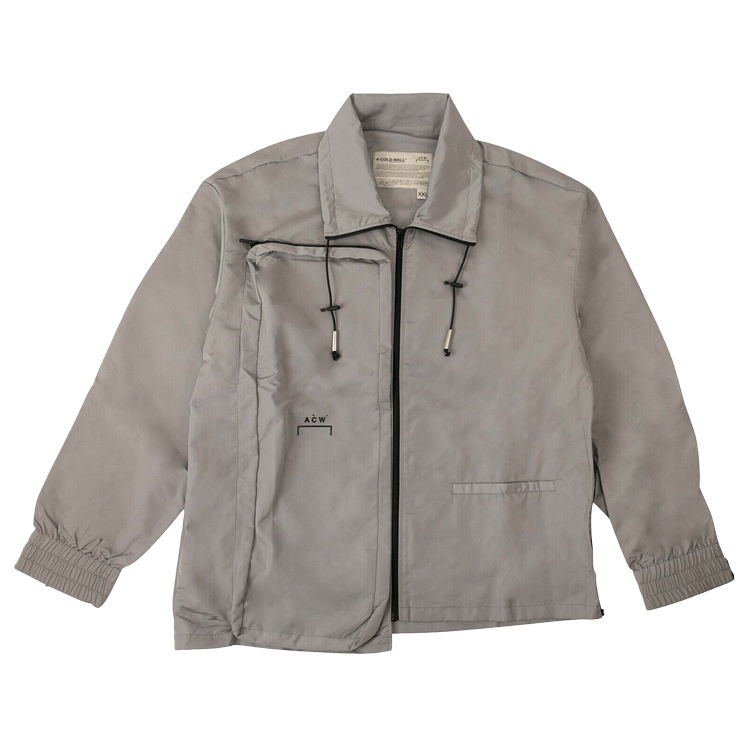 Buy A-Cold-Wall* Multi Zip Windbreaker Jacket 'Slate Grey 