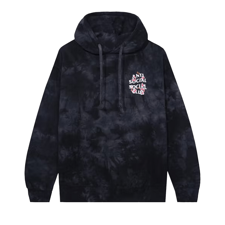 Anti social social club kkoch black hoodie top