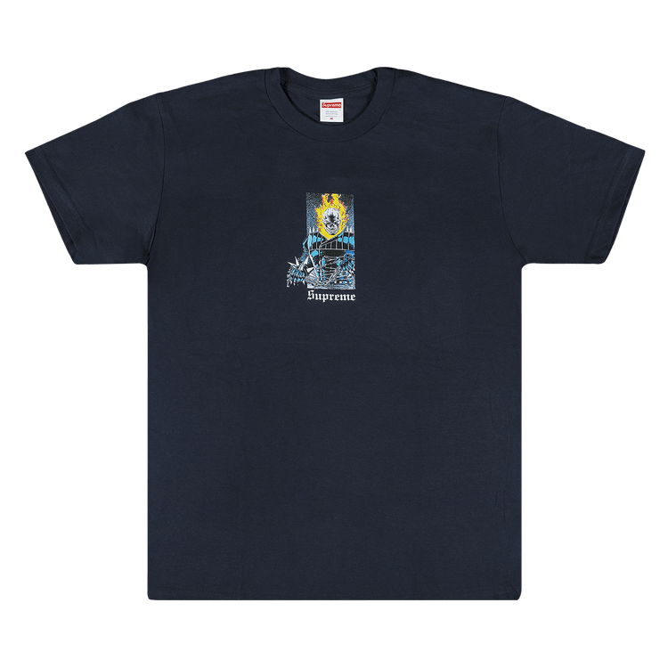 Supreme ghost rider tee discount