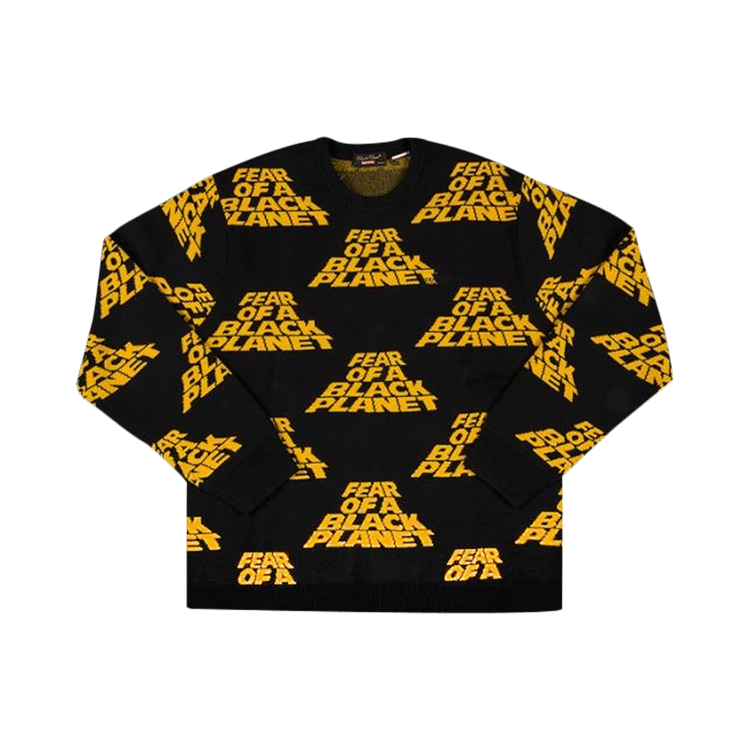 Supreme UNDERCOVER/Public Enemy Crewneck Sweatshirt Black