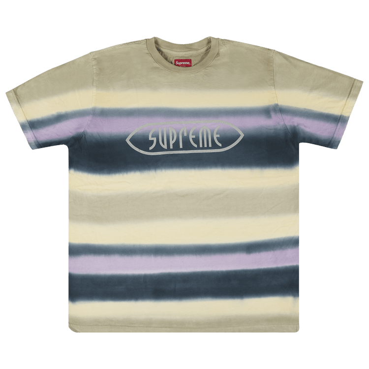 Buy Supreme Rainbow Stripe T-Shirt 'Purple' - SS19KN35 PURPLE | GOAT