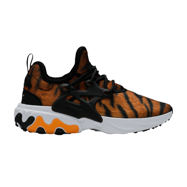 nike react presto premium sneakers in tiger print