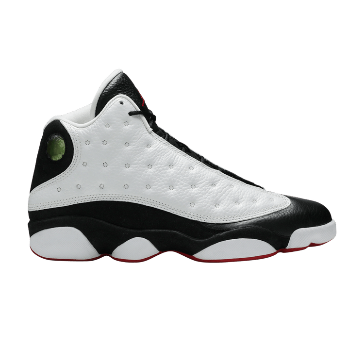 All white jordan 13s best sale