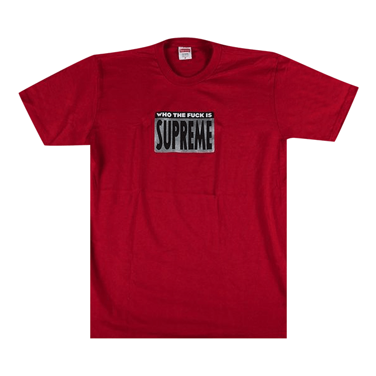 Buy Supreme Who The Fuck Tee 'Red' - SS19T53 RED | GOAT CA