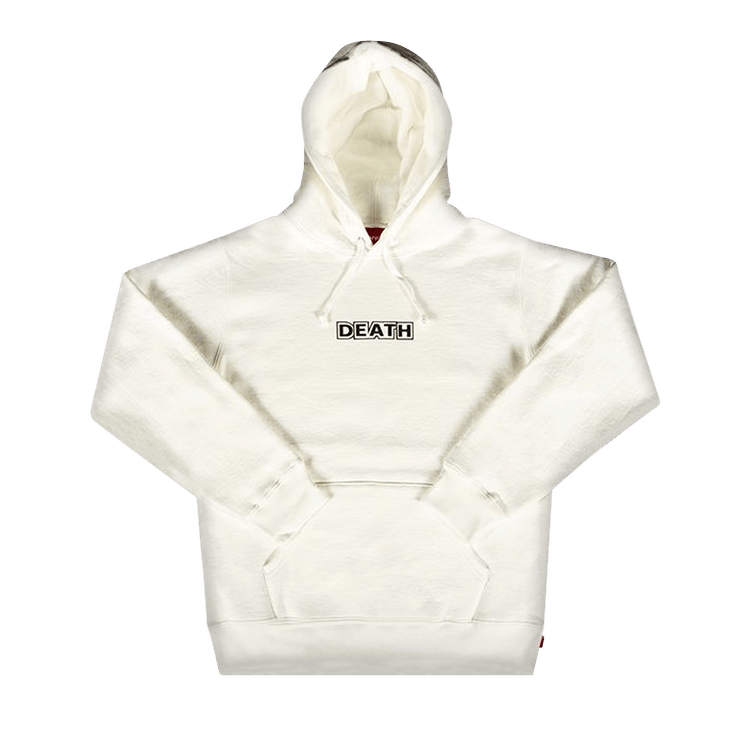 Size xl Supreme x Gilbert George Death Hooded Sweatshirt White