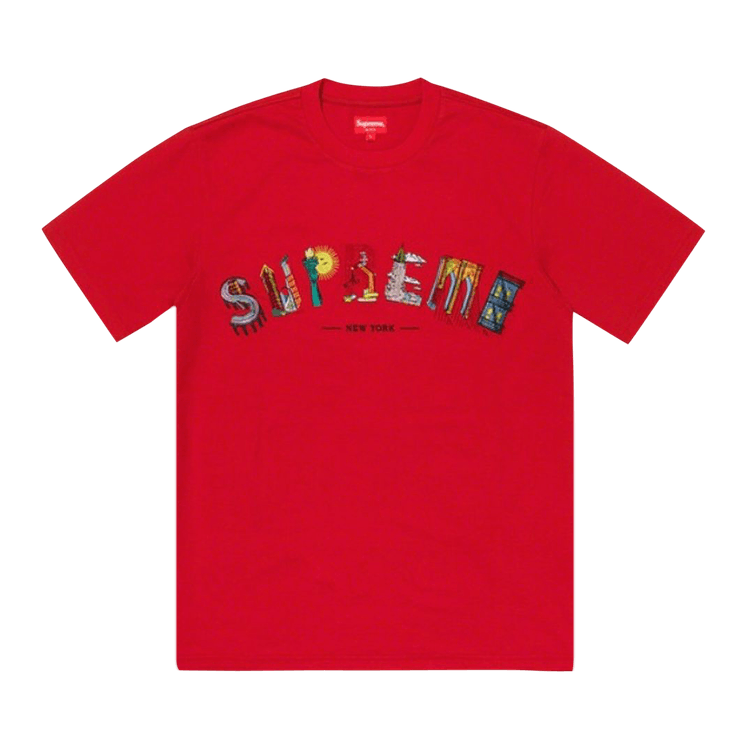 Buy Supreme City Arc Tee 'Red' - SS19KN74 RED | GOAT