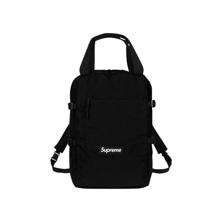 Buy Supreme Tote Backpack 'Black' - SS19B13 BLACK | GOAT