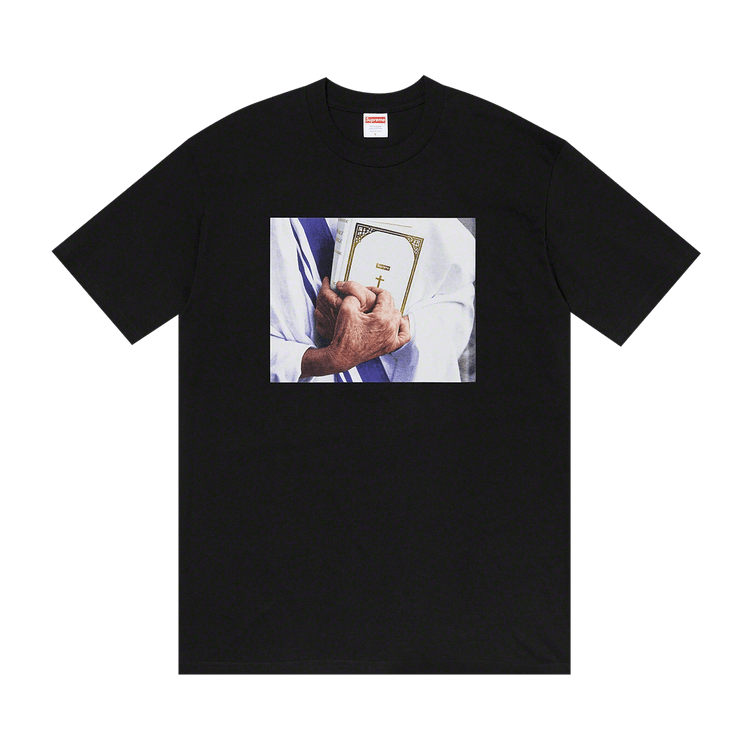 Supreme Bible Tee 'Black' | GOAT