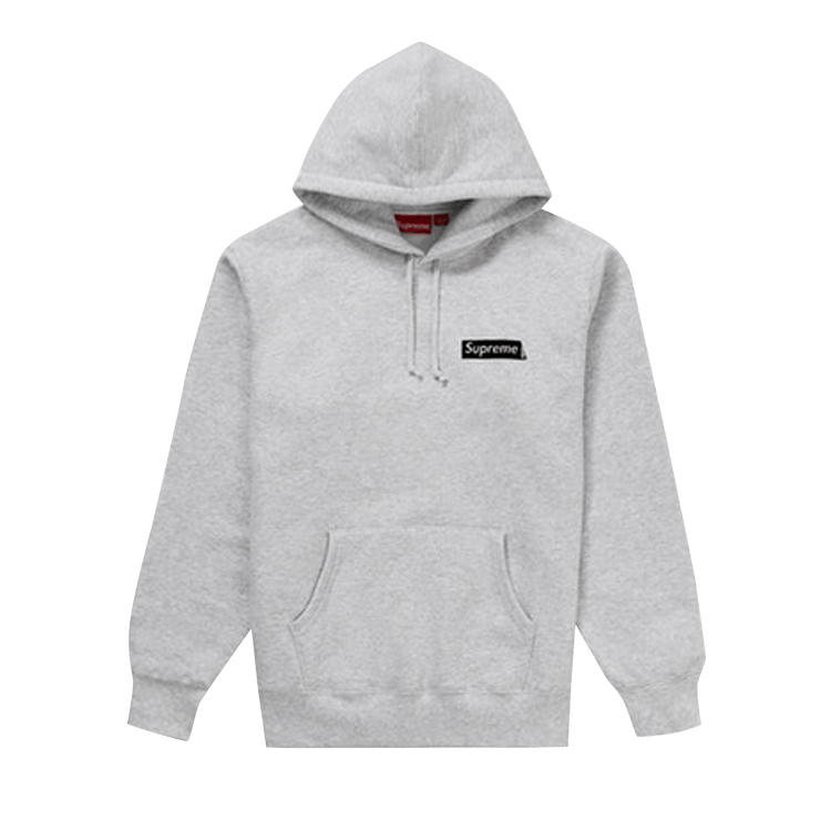 Supreme Stop Crying Hooded Sweatshirt 'Grey' | GOAT