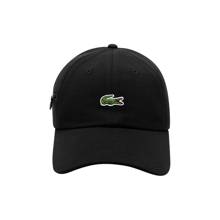 Buy Supreme x Lacoste Pique 6 Panel Cap Black FW19H3