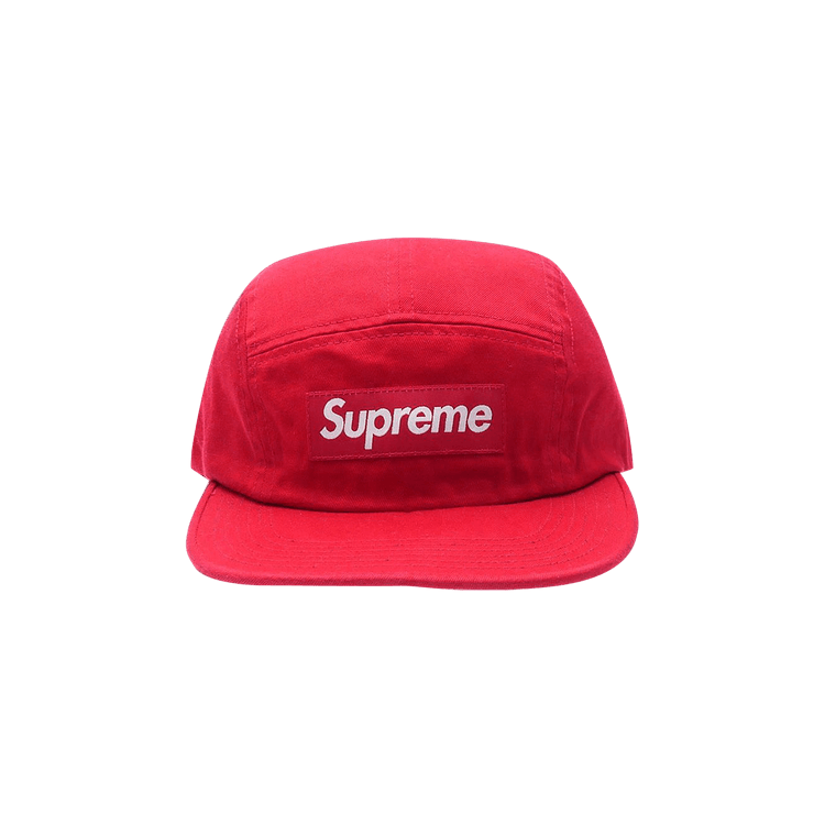 Buy Supreme Washed Chino Twill Camp Cap 'Red' - SS19H58 RED | GOAT
