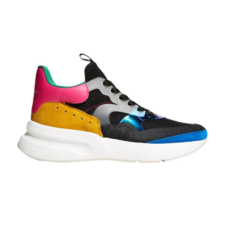 Alexander Mcqueen Oversized Runner Colorblock Iridescent Culture Circle