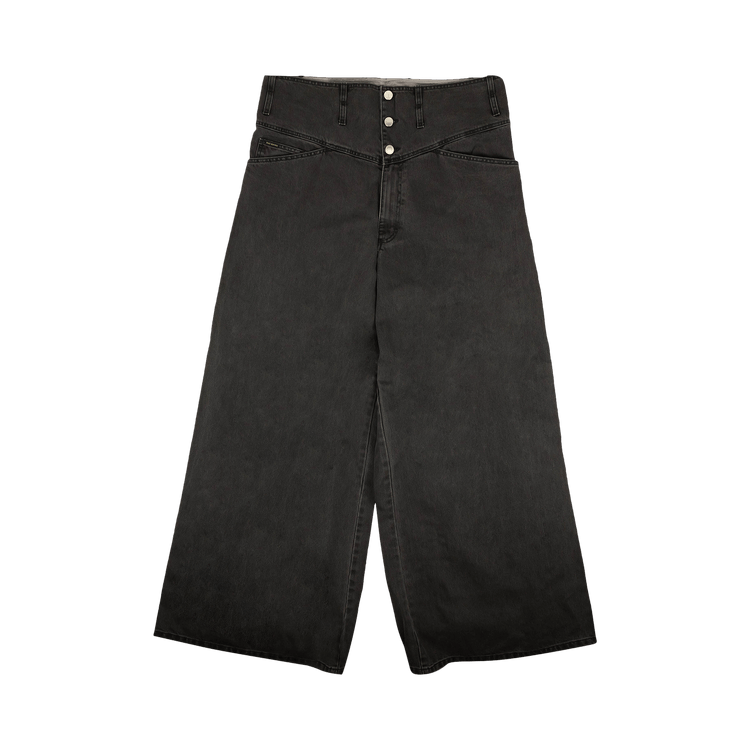 Raf Simons Wide Oversized Denim Bandana Pants 'Grey' GOAT UK