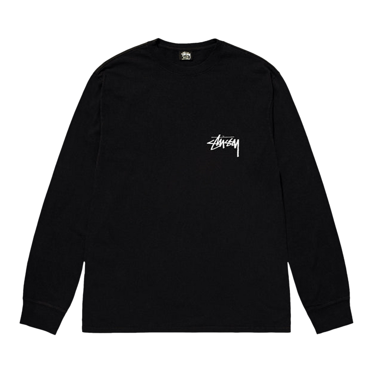 Stussy black long sleeve best sale