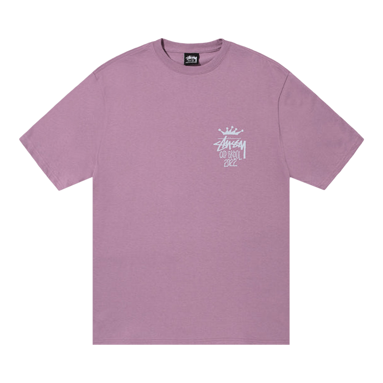 Buy Stussy Old Skool 22 Tee 'Orchid' - 1904850 ORCH | GOAT