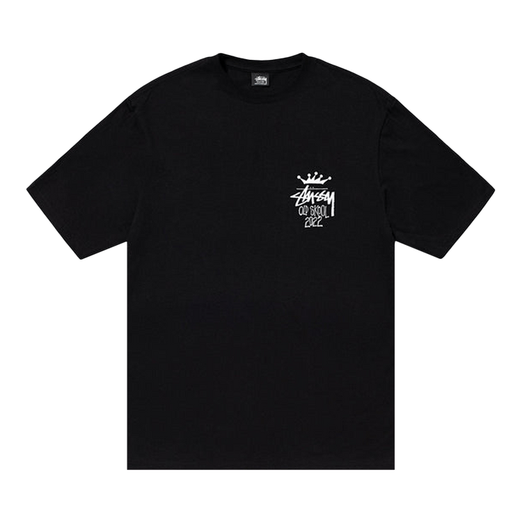 Buy Stussy Old Skool 22 Tee 'Black' - 1904850 BLAC | GOAT