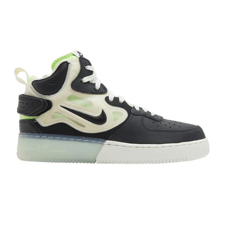 Buy Air Force 1 Mid React Black Neon DQ1872 100 GOAT CA